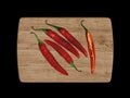 3d render red pepper Royalty Free Stock Photo