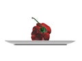 3d render red pepper Royalty Free Stock Photo