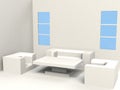 3d render room