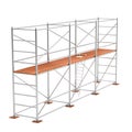 3d render of scaffolding