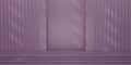 3D render Shiny Pink Lavender pedestal with light and shadow on studio backdrops. Purple blank display or clean room for showing