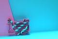 3D Render Shopping Cart Icon 3D illustration