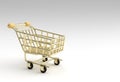 3D Render Shopping Cart Icon illustration Design