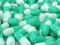 3d render stack of pills Royalty Free Stock Photo