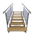 3d render of stairs