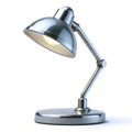 3D render study lamp isolated on white background Royalty Free Stock Photo