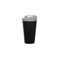 3D Render Style Bodum Travel Mug Icon In Grey And Black Royalty Free Stock Photo