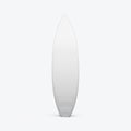 3D render of a surfboard on a white background Royalty Free Stock Photo