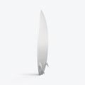 3D render of a surfboard on a white background Royalty Free Stock Photo