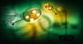 3d render of Surgical lamps Royalty Free Stock Photo