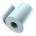 3d render of toilet paper Royalty Free Stock Photo