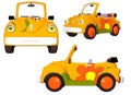 Toon Car Royalty Free Stock Photo