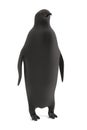 3d render of tux