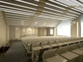 3d render of conference room