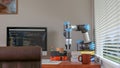 3D render: COBT and model of AGV in LAB.
