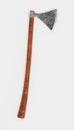 3D Render of Viking Axe Royalty Free Stock Photo
