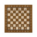 3d render chessboard with chess pieces isolated on white background clipping path