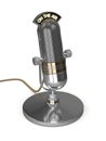 3d render of vintage microphone Royalty Free Stock Photo