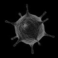 3D Virus Royalty Free Stock Photo