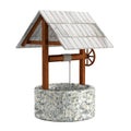 3d render of well Royalty Free Stock Photo