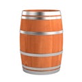 3d render of wine barrel