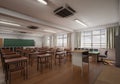 Class Room 3D rendered Background