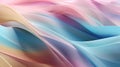 3D rendered background smooth flowing transparent colors in soft lines and waves