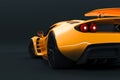 3d rendered beautiful super car