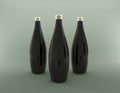 3D Rendered Bottles Mockup Template