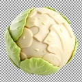 3D Rendered Brain with Green Leaves Royalty Free Stock Photo