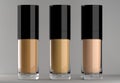 3d rendered brightening and hydrating make up foundation Royalty Free Stock Photo