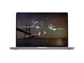 3D Rendered Broken Screen Laptop - Broken Screen MacBook - Laptop Cracked Screen Royalty Free Stock Photo