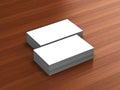 Business cards blank mockup Royalty Free Stock Photo