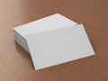 Business cards blank mockup Royalty Free Stock Photo