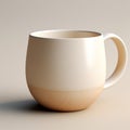 3d Rendered Coffee Mug With Subtle Japanese Artistic Techniques