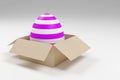 3d rendered decorative precious easter eggs on grey background for wallpapers, greeting cards, posters, ads.
