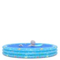 3D rendered figure uses float in kiddie pool