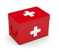 3d rendered first aid kit isolated over white Royalty Free Stock Photo