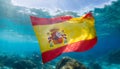 Flag of Spain Royalty Free Stock Photo