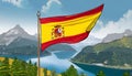 Flag of Spain Royalty Free Stock Photo