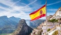 Flag of Spain Royalty Free Stock Photo