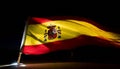 Flag of Spain Royalty Free Stock Photo