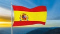 Flag of Spain Royalty Free Stock Photo