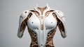 3D rendered futuristic high tech prothesis on an isolated background - Generative AI