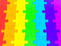 3D rendered graphic of a Jigsaw Puzzle