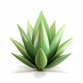 3d rendered green plant