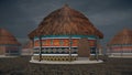 3d rendered illustration of African Round Hut