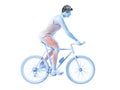 a cyclists muscles Royalty Free Stock Photo