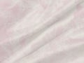 3D-rendered illustration of folded white cloth with pink patterns, fabric texture Royalty Free Stock Photo