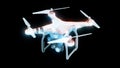 3d rendered illustration of High Technology Drone Hud Hologram